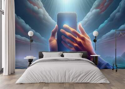 EN CONTACT Wall mural