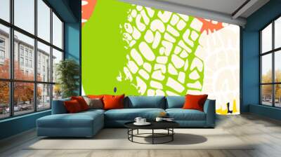 vector abstract pre made card Wall mural