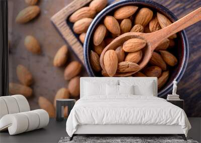 Almonds and nutcracker Wall mural