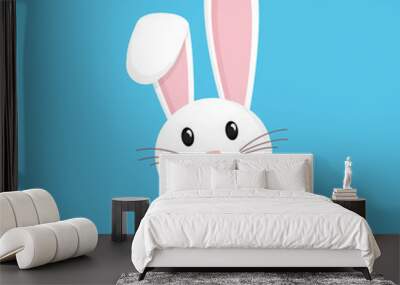 Easter rabbit, easter Bunny. Vector illustration. Wall mural