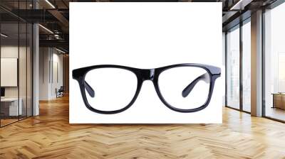 Eye glasses isolated on white background Wall mural