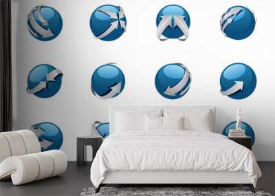 0904 sphere icons 2 Wall mural