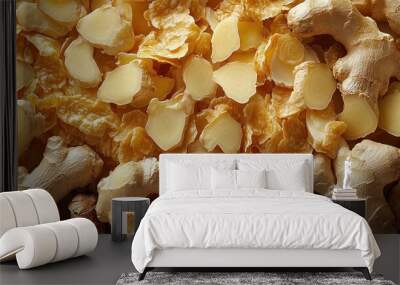 Ginger and Cornflakes Close-up Wall mural