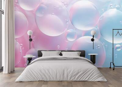 bubble background Wall mural