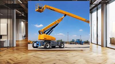 Articulated boom lift Aerial platform lift Telescopic Wall mural