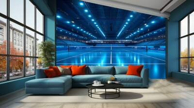 Sports and Athletic Excellence: A badminton court. Wall mural