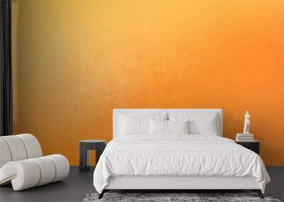 Colorful orange mixed yellow tone color paint on environmental friendly blank cardboard box kraft paper texture background with space minimal style Wall mural