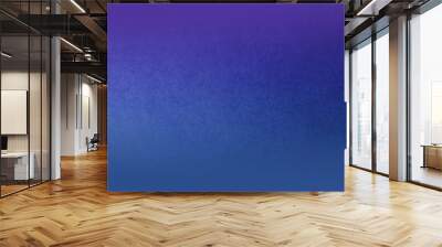 Colorful two tone purple gradation with dark navy blue color paint on recycled blank blank cardboard box kraft paper texture background with space minimal design style Wall mural