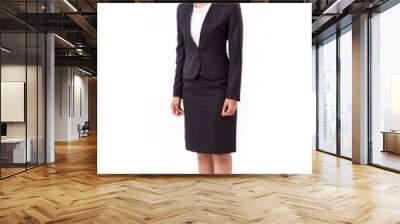 confident asian businesswoman isolated Wall mural