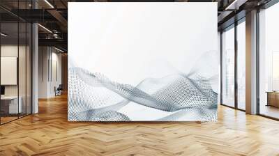 Abstract Wave Pattern Digital Art Wall mural