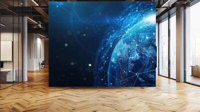 Global Network Wall mural