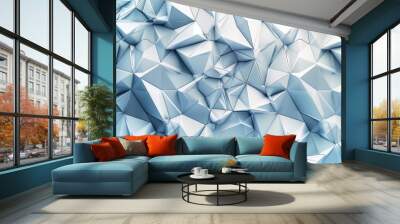 modern geometric 3d mosaic graphics lowpoly Wall mural