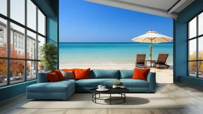 Relaxing Beach Getaway Wall mural