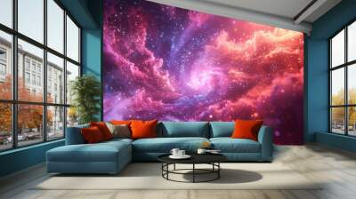 Cosmic Nebula Swirl Wall mural