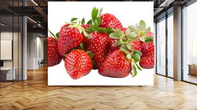 Fresh Red Strawberries Wall mural