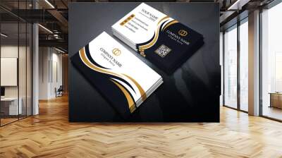 Creative Modern Business Card Wall mural