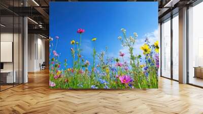 A Colorful Meadow Wall mural