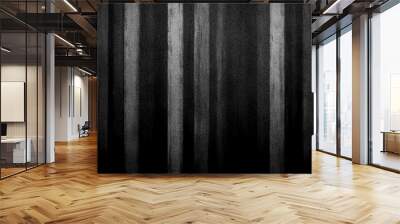 Black wall grunge texture Wall mural