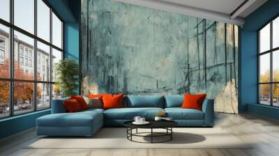 grunge film background Wall mural