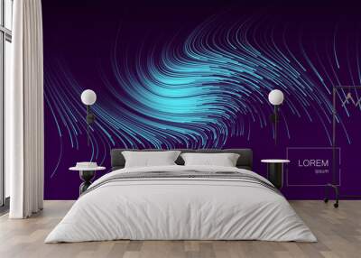 abstract background. bright colorful dynamic shapes . eps10 vector illustration. Wall mural