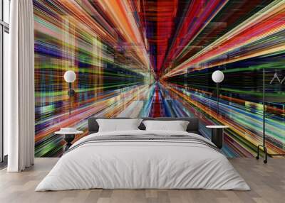 Streaming Data Abstraction 10558 Wall mural