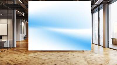 Abstract background, blue and white waves For assembling banners - modern design templates Wall mural