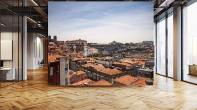 historic buildings Oporto city view Wall mural