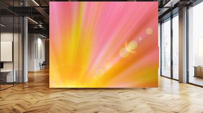 Vertical banner sun rays. Futuristic multicolor abstract creative background for text esoteric symbol. Wall mural