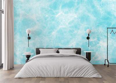 Turquoise marble texture and background for design. Wall mural