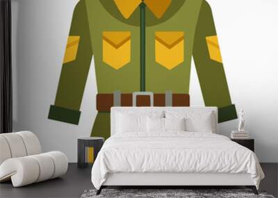 military uniform vector Wall mural