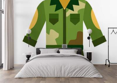 military uniform vector Wall mural