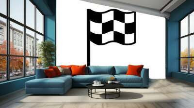 Racing Icon Flat Wall mural