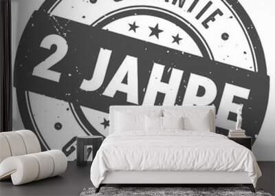 Runder 2 Jahre Garantie  Stempel Wall mural