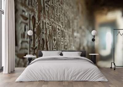 Egyptian Hieroglyphics 
 Wall mural