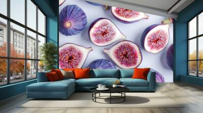 fresh figs on the market Wall mural