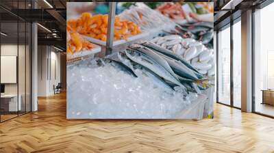 seafood at the market Wall mural