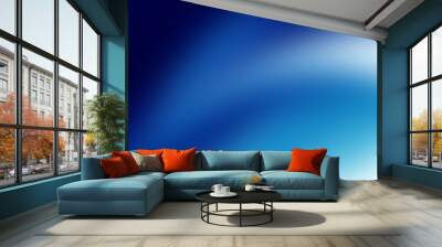 magic blue blur abstract background, with vignette Wall mural