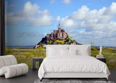 Le Mont Saint Michel, France Wall mural