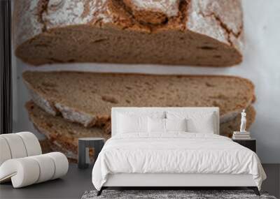 Whole grain rye bread Wall mural