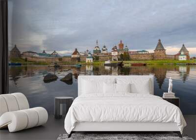 View of the Solovetsky Kremlin. Wall mural