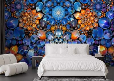 background with bubbles Wall mural