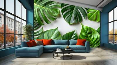 leaves in the garden Wall mural