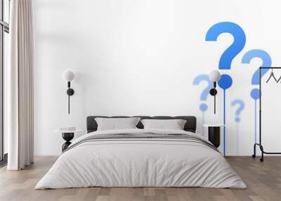 Question mark concept Wall mural