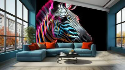 zebra texture HD 8K wallpaper Stock Photographic Image Wall mural