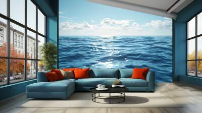 ocean surface blue ocean Wall mural