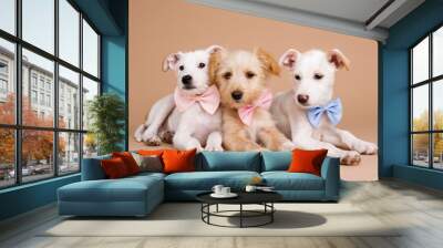 pupies Wall mural