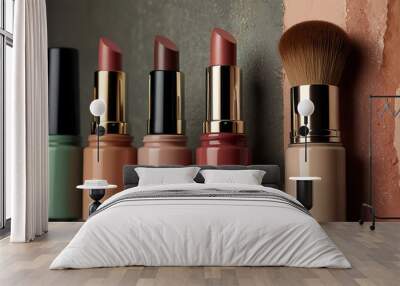 make up brushes Wall mural