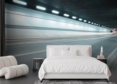 City road tunnel of night scene Wall mural