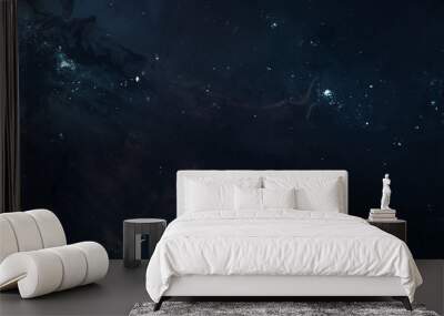 star clusters, deep space nebulae. beautiful space landscape. science fiction. elements of this imag Wall mural