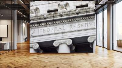 federal reserve facade 2 Wall mural